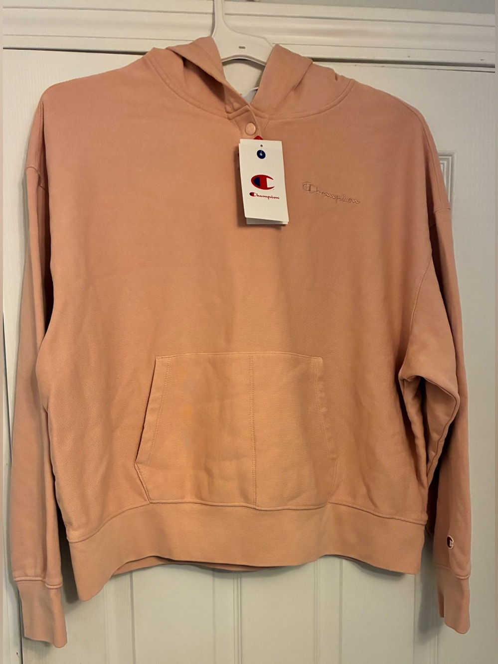 Champion Snap Pullover Hoodie – Evening Sand – Size 1X – NWT